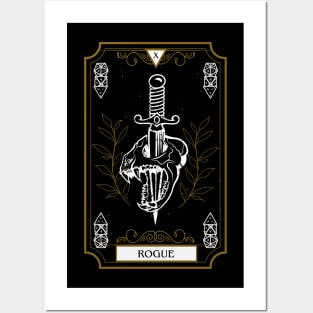 Rogue Dnd Tarot Card for Dungeons and Dragons Posters and Art